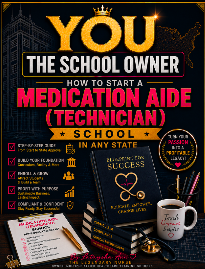 How to Start Medication Aide School Physical book